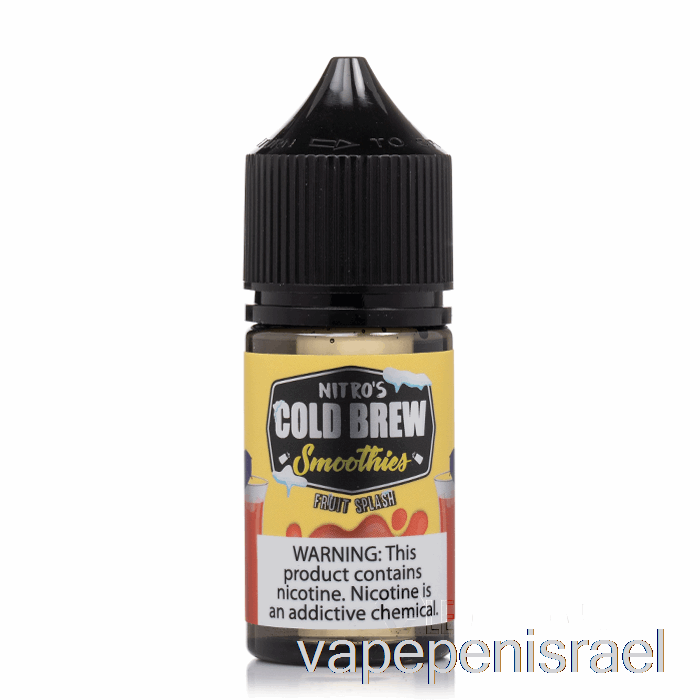 חד פעמי Vape Israel Splash פירות - Nitros מלחי חליטה קרה - 30 מ"ל 25 מ"ג